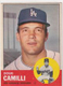 1963 TOPPS DOUG CAMILLI LOS ANGELES DODGERS #196 (REVIEW PICS) (VG-EX) - 594