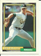 1992 TOPPS Baseball Card #202 Rick Honeycutt ATHLETICS