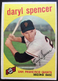 1959 Topps #443 DARYL SPENCER  San Francisco Giants  MLB baseball card EX/MT