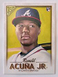 2018 Topps Gallery Ronald Acuna Jr #140 Rookie Card RC Atlanta Braves