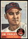 1953 Topps #187 Jim Fridley Cleveland Indians Low Grade tear SET BREAK!