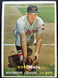 1957 Topps #406 BOB HALE Baltimore Orioles MLB baseball card EX