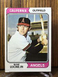 1974 Topps Baseball Miscut card collection  Richie Scheinblum #323 - C107