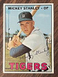 Vintage 1967 Topps Mickey Stanley Detroit Tigers Baseball Card #607