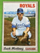 1970 Topps Baseball Buck Martinez RC #609 Kansas City Royals Rookie - EX/NM