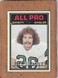 1974 Topps Football Bill Bradley Philadelphia Eagles #143 NICE