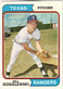 BILL GOGOLEWSKI-PITCHER-TEXAS RANGERS-1974 TOPPS #242