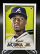 2018 Topps Gallery #140 Ronald Acuna Jr Rookie RC Braves SHARP! LOOK!