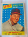 1958 Topps #476 Stan Musial All Star HOF  NRMT  SHARP!!  hard plastic screw case