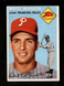 1954 Topps #212 Mickey Micelotta Philadelphia Phillies Rookie RC