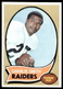 1970 Topps #199 Charlie Smith RC Oakland Raiders EX-EXMINT+ SET BREAK!