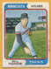 1974 Topps #271 Bill Hands - Minnesota Twins - Very Good Condition