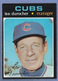 1971  TOPPS   LEO DUROCHER    #609     NRMT  or better     CUBS  HOFer