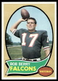 1970 Topps #259 Bob Berry RC Atlanta Falcons SET BREAK!