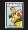 1972 Topps Football Card Number 14 Dave Parks New Orleans Saints #14