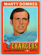 1971 Topps MARTY DOMRES SAN DIEGO CHARGERS #66 EX/MT