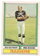 1974 Topps HOF Fred Biletnikoff Oakland Raiders #490