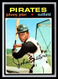 1971 Topps #47 Johnny Jeter VG or Better