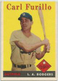 1958 Topps Baseball #417 Carl Furillo - Los Angeles Dodgers