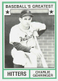 1982 TCMA Greatest Hitters #34 Charlie Gehringer Detroit Tigers HOF