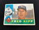 1960 FRED KIPP TOPPS #202 LOS ANGELES DODGERS VINTAGE BASEBALL CARD