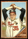 1962 Topps High# #582 Ron Piche Milwaukee Braves NR-MINT SET BREAK!