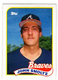 1989 Topps Baseball Rookie Card #382 John Smoltz RC Braves