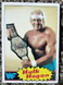 1985 Topps WWF #1 Hulk Hogan RC Rookie Wrestling Card Yellow Background