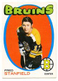 Fred Stanfield 1971-72 OPC hockey Card #7