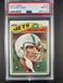 1977 Topps Football RICHARD TODD #118 N.Y. Jets Rookie RC PSA 8 FRESHLY GRADED