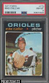 1971 Topps #170 Mike Cuellar Baltimore Orioles PSA 8 NM-MT