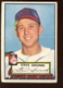 1952 Topps Baseball Card SEMI HIGH #258 Steve Gromek