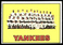 1967 Topps, #131, New York Yankees Team Card / RAZOR SHARP