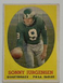 1958 Topps - #90 HOF Sonny Jurgensen Rookie Card (RC) - Original - Eagles- EX