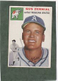 *1954 TOPPS #2 GUS ZERNIAL, A'S great card w tiny nick top edge