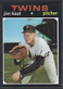 1971 TOPPS BASEBALL #245 JIM "KITTY" KAAT * TWINS * NM/MINT