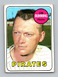 1969 Topps #175 Jim Bunning GD-VG (wrinkle) Pittsburgh Pirates HOF Baseball Card