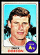 1968 Topps BASEBALL #62 CHUCK DOBSON OAKLAND ATHLETICS (001)