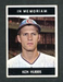 Ken Hubbs Chicago Cubs In Memoriam MLB Baseball Vintage Card 1964 Topps #550