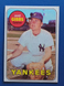 1969 Topps Baseball #401 Jake Gibbs - New York Yankees (A) - EX-MT