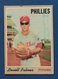 1970 Topps Baseball #252 Lowell Palmer - Philadelphia Phillies - EX