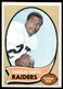 1970 Topps #199 Charlie Smith RC Oakland Raiders EX-EXMINT SET BREAK!