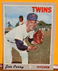 1970 Jim Perry Vintage Card Topps  #620 - Twins