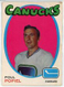 1971-72 O-Pee-Chee Poul Popiel Vancouver Canucks #1