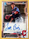 2021 Bowman Chrome - Prospect Autograph #CPA-JB Jose Baez (AU, RC)