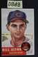 Vintage 1953 Topps - BILL GLYNN - Cleveland Indians Rookie RC Card #171 (D888