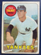 1969 Topps #332 Fred Talbot! EX! New York Yankees NO creases, stains or markings