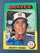 1975 Baseball Card Topps #499 MARTY PEREZ ATLANTA BRAVES EX/MT