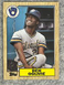 1987 Topps #586 Ben Oglivie - Milwaukee Brewer - Very Good Condition