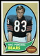 1970 Topps #256 Mac Percival RC Chicago Bears NR-MINT SET BREAK!